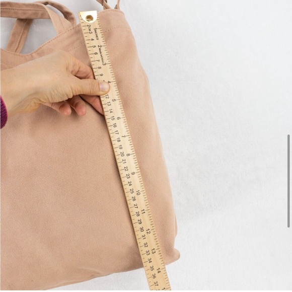 Baggu Duck BAG Light Pink Recycled Cotton Canvas Tote Bag - Picture 9 of 12